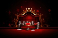 Poker gambling luxury game.