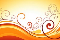 Cute wallpaper orange theme abstract pattern backgrounds creativity.