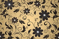 Cute flower wallpaper brown theme pattern human art.