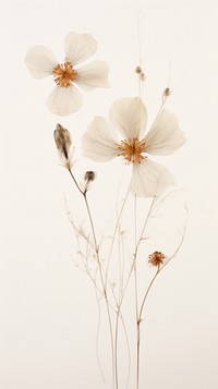 PNG Real pressed wildflower petal plant inflorescence. AI generated Image by rawpixel.