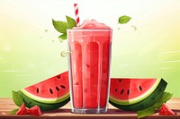 Watermelon smoothie fruit drink juice.