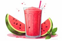 Watermelon smoothie fruit drink juice.