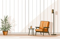 Modern design interior furniture armchair wall.
