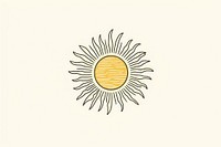 Sun icon shape logo sunflower.