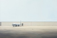 Airplane at the runway aircraft vehicle airport.