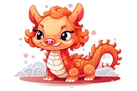 Chinese New Year Dragon dragon cute representation.