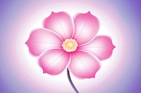 Pink flower vector theme blossom petal plant.