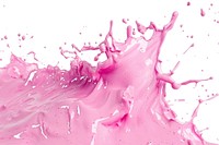 Pink paint splash backgrounds splattered freshness.