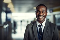 African American man portrait smiling adult.