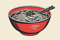 Udon Soup noodle food soup.
