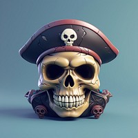 Pirate skull representation outdoors history.