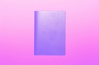Passport purple simplicity rectangle.