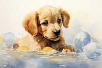 Puppy animal mammal dog. AI generated Image by rawpixel.