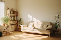 Living room architecture furniture bookshelf.