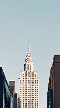 New York City architecture landmark building. AI generated Image by rawpixel.
