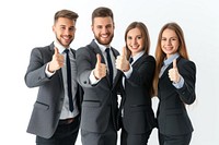 Professional people smiling adult suit.