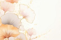 Gingko backgrounds abstract flower.