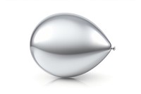 Balloon Chrome material jewelry white background accessories.