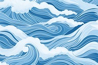 Blue water wave line pattern background backgrounds outdoors nature.