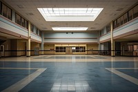 Empty conway high school architecture building flooring.