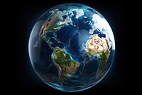 Earth planet space globe.
