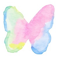 Butterfly petal white background vibrant color.