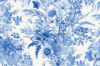 Solid toile wallpaper of floral at the beach pattern art backgrounds.