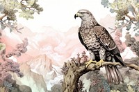 Solid toile wallpaper of Osprey animal bird wildlife.