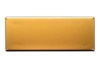 One gold bar white background simplicity rectangle.