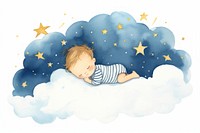 Baby furniture sleeping cloud.