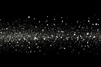 White glitter borders backgrounds astronomy night. AI generated Image by rawpixel.