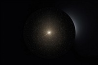 Sphere shape light astronomy space. AI generated Image by rawpixel.