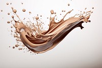 Splash effect of chocolate milk splattered simplicity splashing.