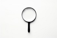 Magnifying white background simplicity silverware.