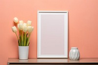 Picture frame mock up plant flower tulip. AI generated Image by rawpixel.