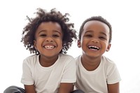Black children photography laughing portrait.