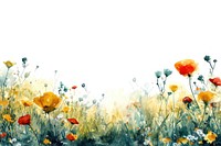 Meadow border painting outdoors flower.