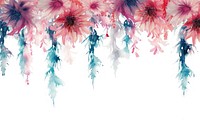 Sea anemone border backgrounds accessories splattered.