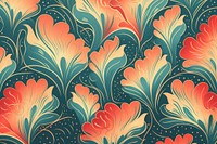  Art nouveau pattern backgrounds creativity repetition. AI generated Image by rawpixel.