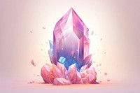 Gemstone crystal mineral quartz.