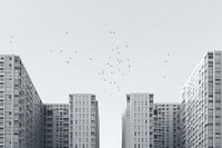  Photography architecture skyscraper building. AI generated Image by rawpixel.