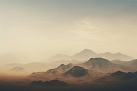  Mountain range outdoors nature mist. AI generated Image by rawpixel.