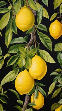  Lemon backgrounds fruit plant. AI generated Image by rawpixel.