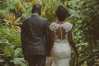 African wedding day couple bride adult togetherness.