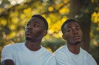 A couple of gay african american photography portrait adult.