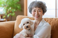 Japanese old women smiling adult retirement.