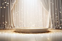 Luxury background curtain lighting glitter.