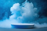 Blue smoke background sky porcelain outdoors.