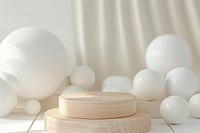 White balloon background wood medication furniture.