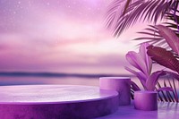 Purple beach background outdoors nature plant.